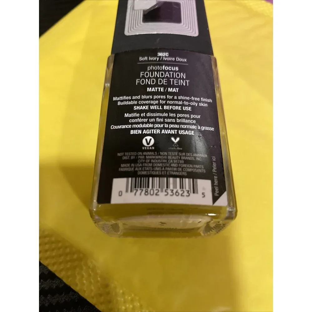 2-Wet n‎ Wild Photo Focus Foundation, Soft Ivory, 362C